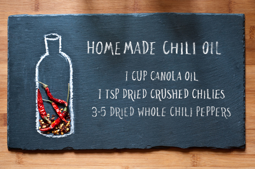 How do you make chili-infused olive oil?